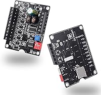 Vista 1 de Módulo de reproducción de voz de 60 W, compatible con tarjeta TF (32 GB máximo), módulo de sonido PEMENOL DC 9-24 V, reproductor de música