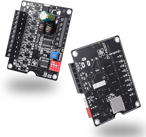 Módulo de reproducción de voz de 60 W, compatible con tarjeta TF (32 GB máximo), PEMENOL DC 9-24 V, módulo de sonido, reproductor de música,