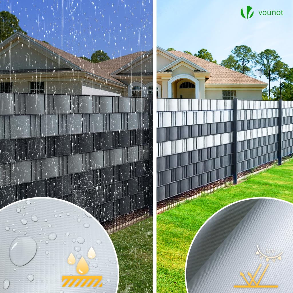 Telo Frangivista PVC Per Recinzione - 19cm X 70m - Protezione Privacy Da Giardino O Balcone - Foto 3