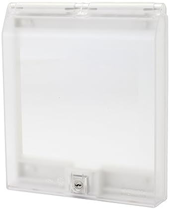 Amazon Terada Rdccl 壁コンセント用セキュリティーカバー まもれーる 透明2連くん 電設用部品 資材 Diy 工具 ガーデン 通販