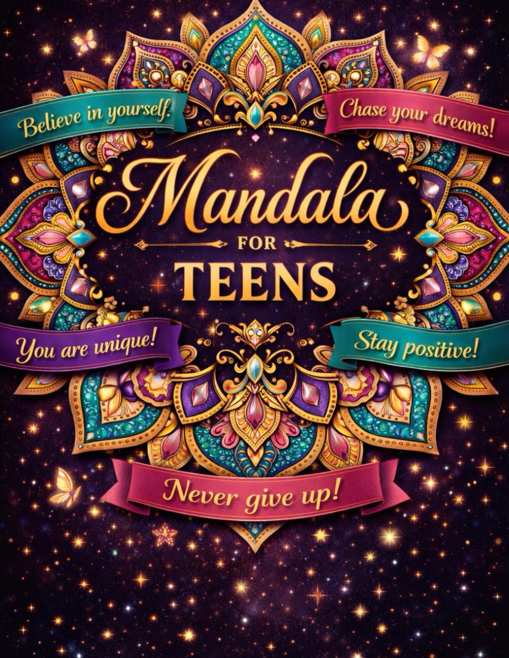 Mandala for teens: A Creative Coloring Journey to Inspire and Relax
