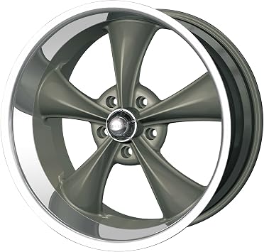Ridler Style 695 695 Grey Wheel with Machined Lip 18x9.5"/5x120.65mm