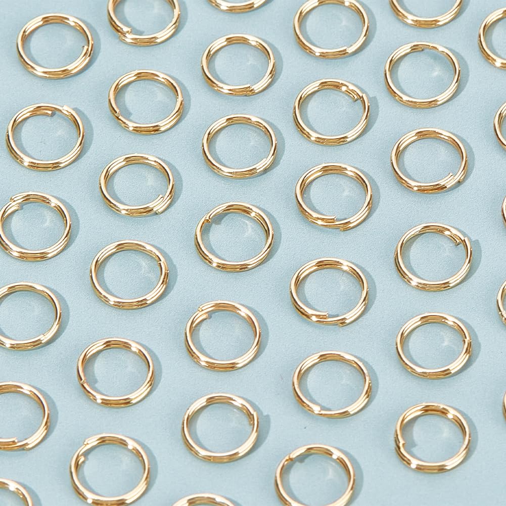 Liens De Porte-clés, Connecteurs De Porte-clés En Métal Anneaux De Saut à Double Boucle Anneaux