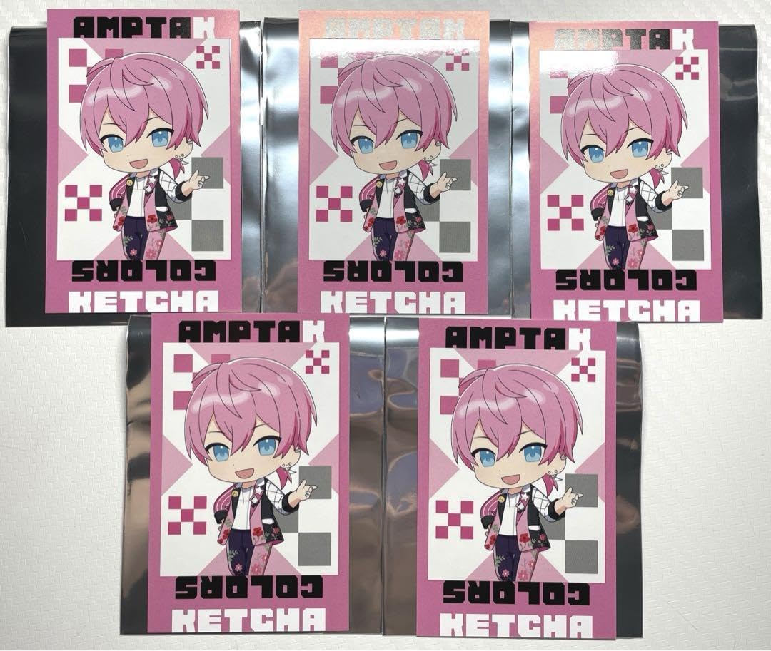 Amazon.co.jp: AMPTAKxCOLORS チェキ風カード けちゃ×5 : おもちゃ