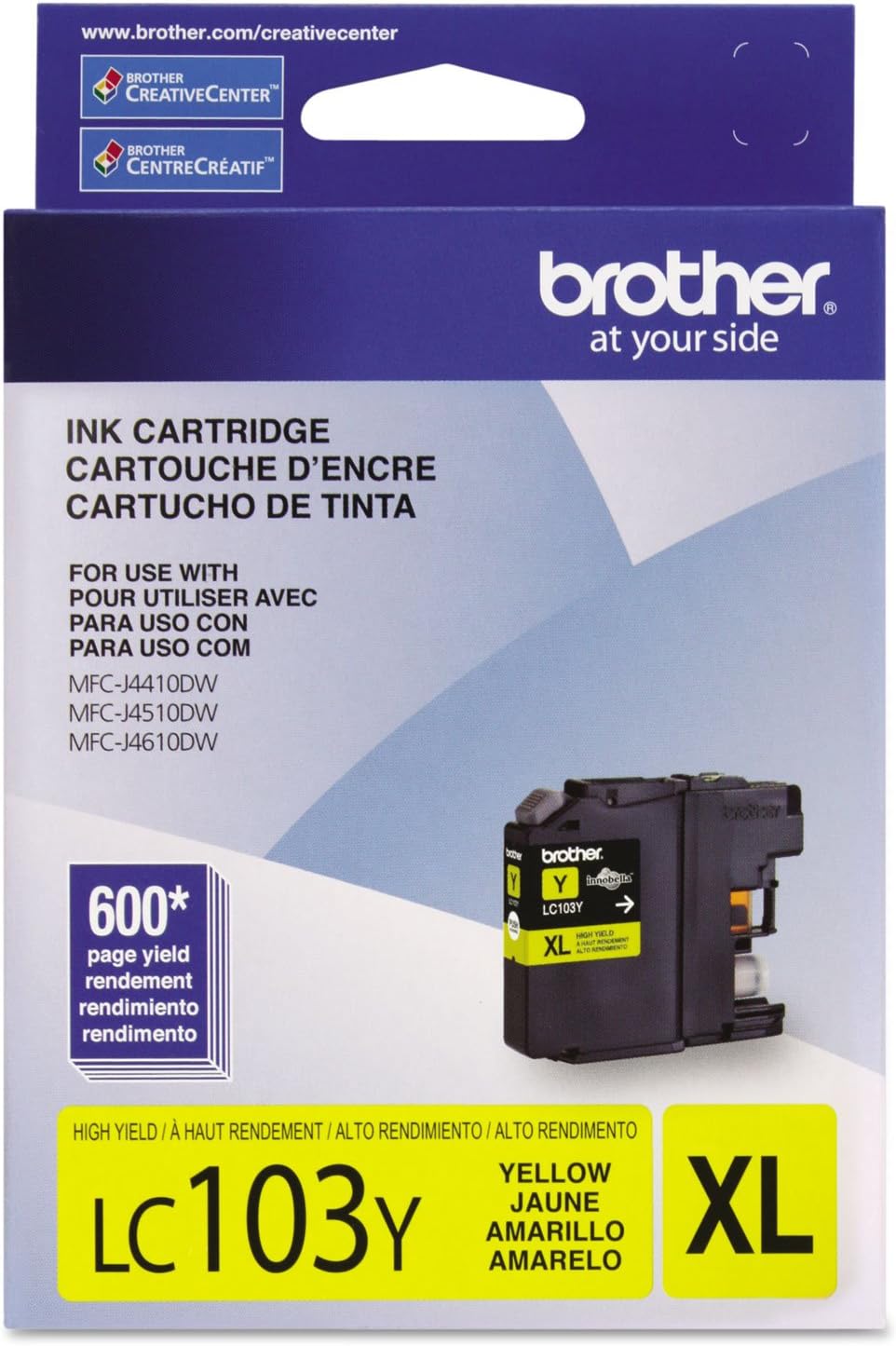 Brother Genuine LC103M High Yield Ink Cartridge, Magenta (Pack of 2)