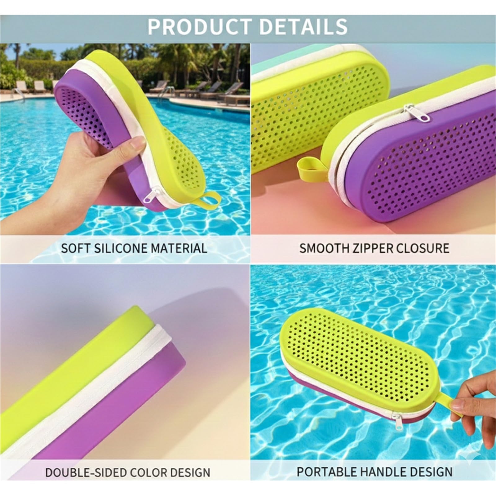 Custodia in Silicone Occhialini Nuoto Scatola protettiva for occhiali in silicone