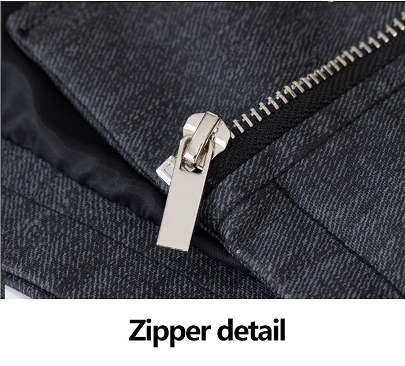Damen Kunstlederjacke, Moto Biker Lederjacke Reißverschluss Mantel Kurz Leicht Vegan Übergangsjacke