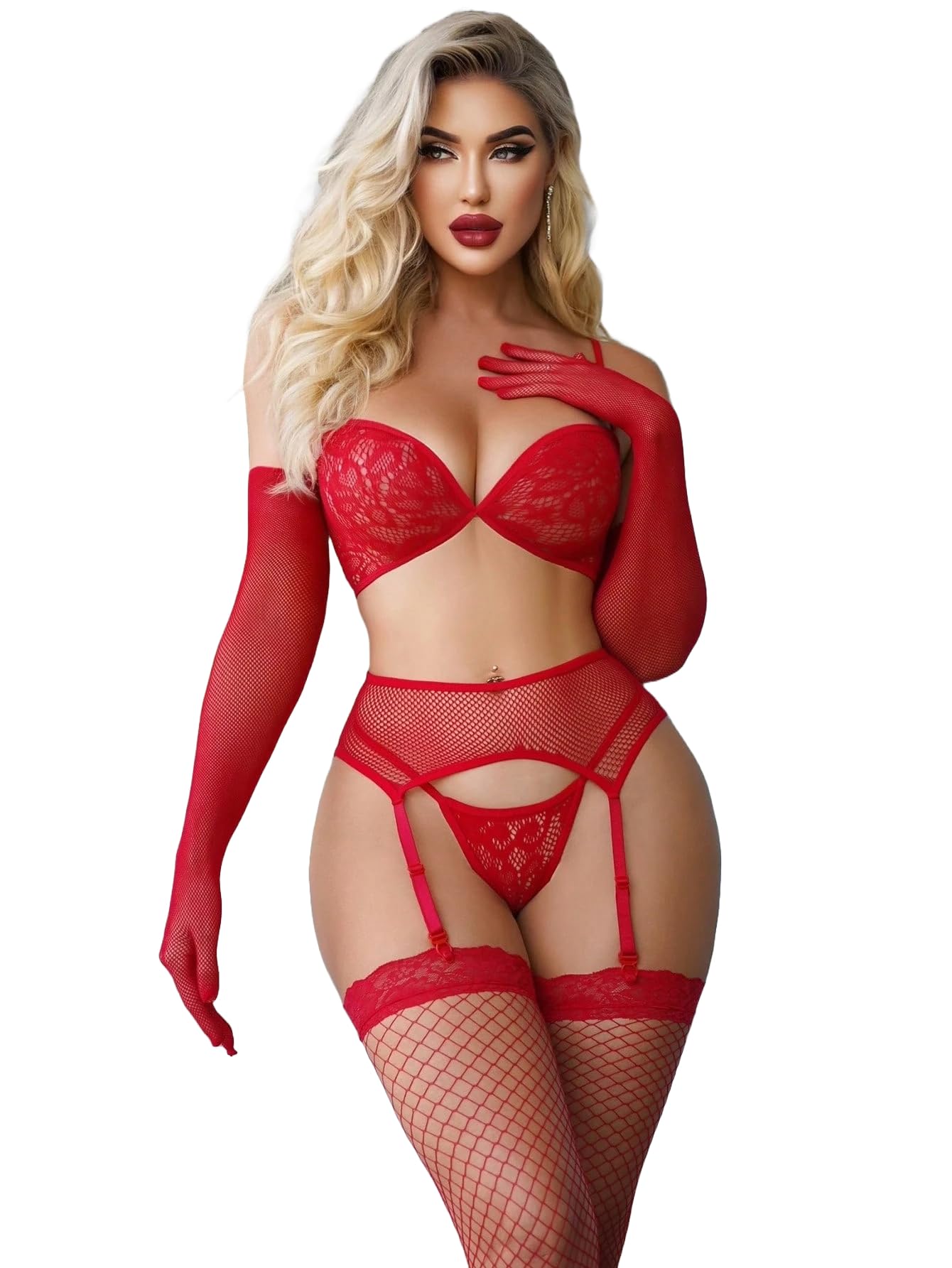 Lingerie Lovely Deep V Neck Teddy Babydoll Mesh Nightwear for Women Mesh Badydoll Fishnets Dresses See Through Lingerie Chemise Bodysuit One Piece Transparent