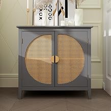 6 Kitchen Sideboard Buffet Cabinet, One Size, Grey
