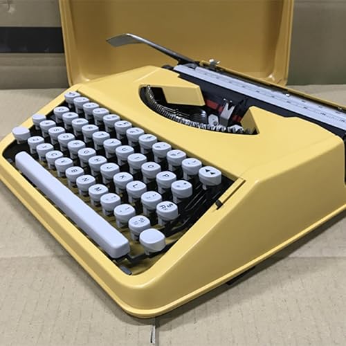 Miniatura 7 de Máquina de escribir vintage, perfecta para escribir novelas en cualquier lugar, máquina de escribir manual clásica para notas