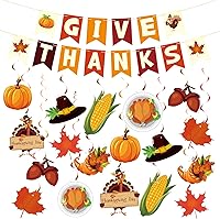 Vista 9 de jijAcraft 38 carteles de decoración navideña de Feliz Navidad, remolino colgante premontado, decoraciones de Navidad para interiores, decoración