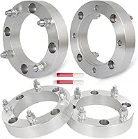 Vista 9 de SCITOO 2 espaciadores de rueda de 1.5 pulgadas, 4 x 156 de diámetro de 5.157 in, 12 x 1.5 pulgadas, adaptadores de espaciadores de rueda de 4