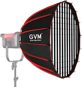 GVM YG90SP 36-inch Parabolic Softbox with Diffusers and Honeycomb Grid, Compatible with Bowens Mount Lights