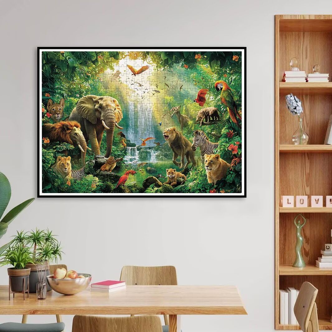 Puzzle 1500 Pezzi, Puzzle Animale per Adulti, 87x57cm, Compact Box -4496