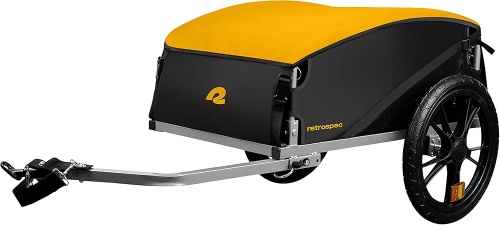retrospec rover hauler cargo bike trailer