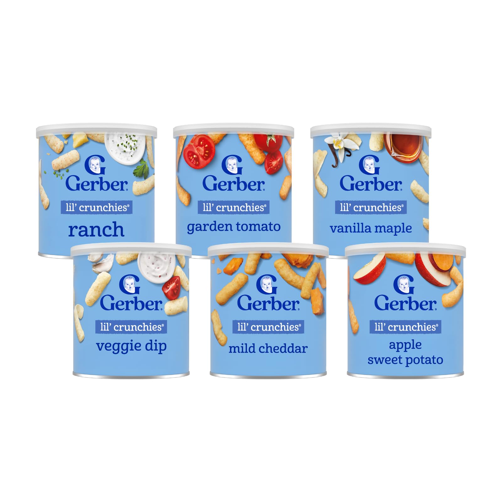 Gerber Multi Flavor Variety / 1.48 Ounce (Pack of 6) / 6 Products