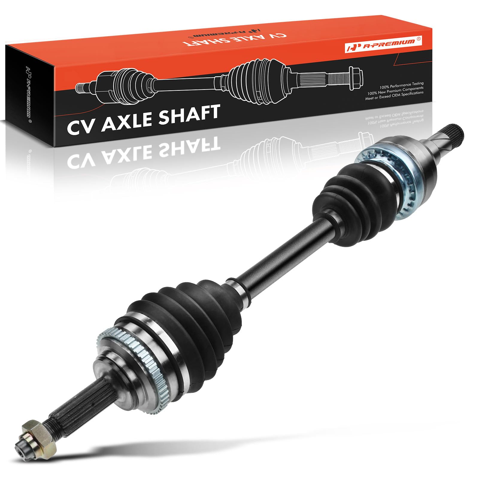 A-Premium CV Axle Shaft Assembly Compatible with Chevrolet Aveo 2004-2011, Aveo5 2006-2011 & Pontiac G3 2007-2009, G3 Wave 2009, Front Left Driver Side, Replace# 96348788, 96348790