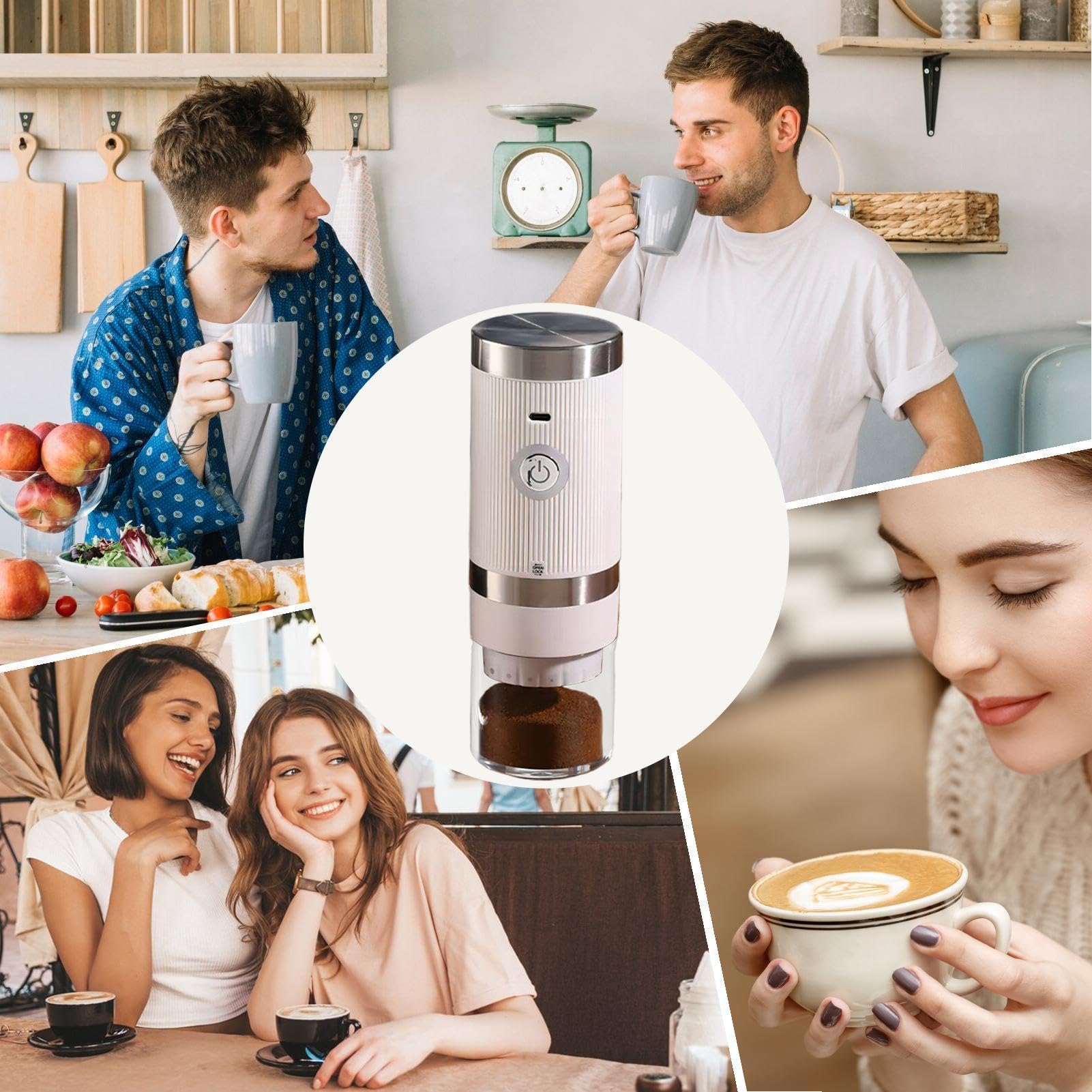 Moulin à café électrique avec tranche conique