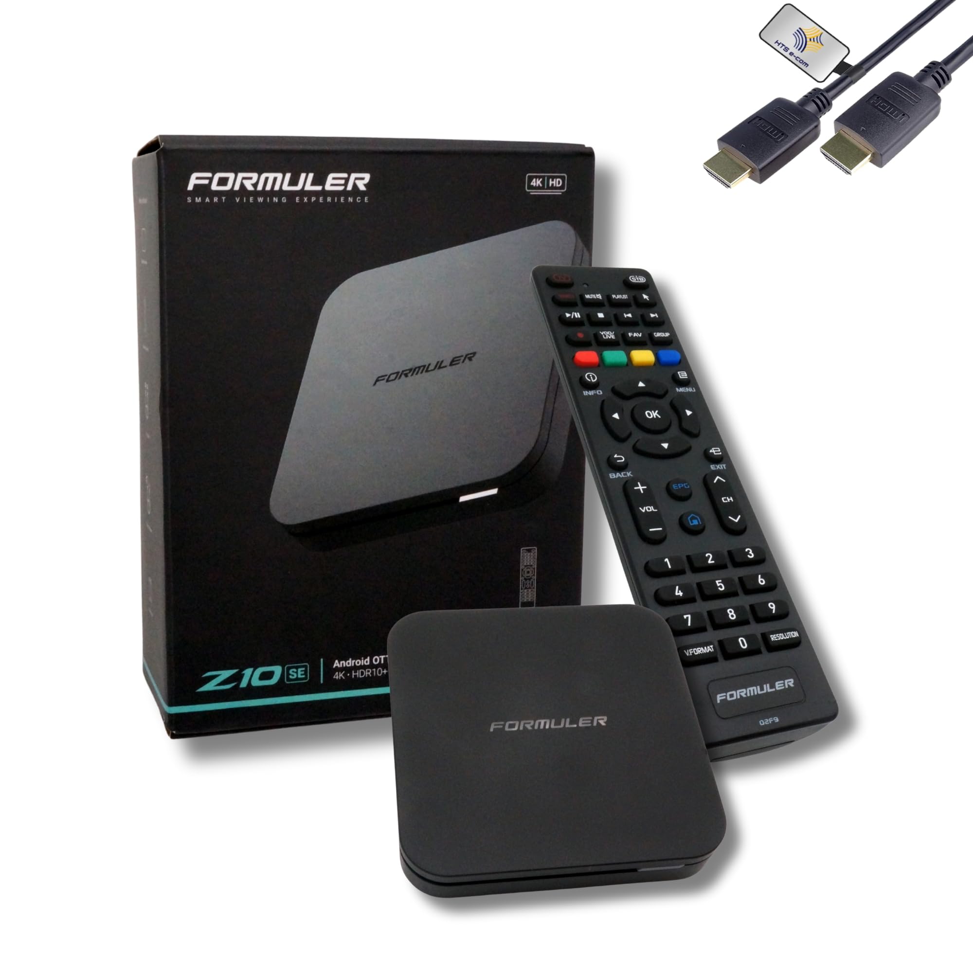 Formuler Z10 SE 4K Android 10 OTT odtwarzacz multimedialny, 4K UHD 10-bit 60 fps h.265, HDR10+ Smart OTT IP Media Streaming Box, Wi-Fi, pilot zdalnego sterowania na podczerwień, obsługa Widevine L1, | Widevine L1, Smart Android TV Box, UHD HDR10+, H.265 1