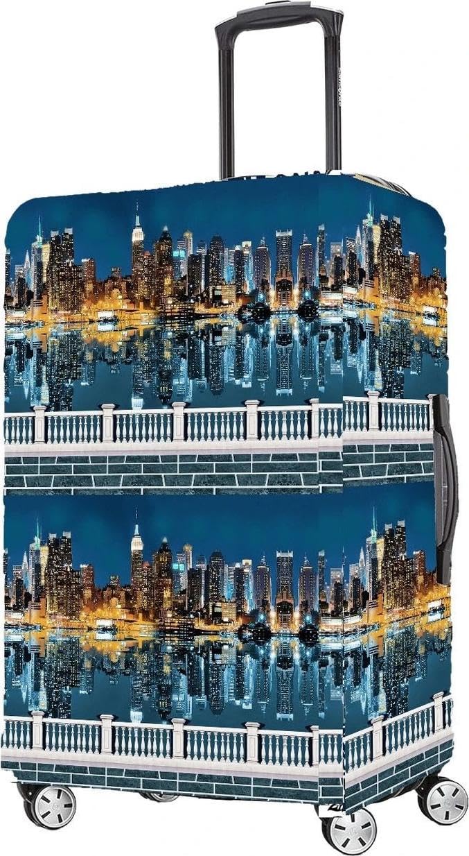 Premium Printed Polyester Luggage Cover for Trolley Bags Stretchable Suitcase Protector for Travel and Dust Protection-image-27