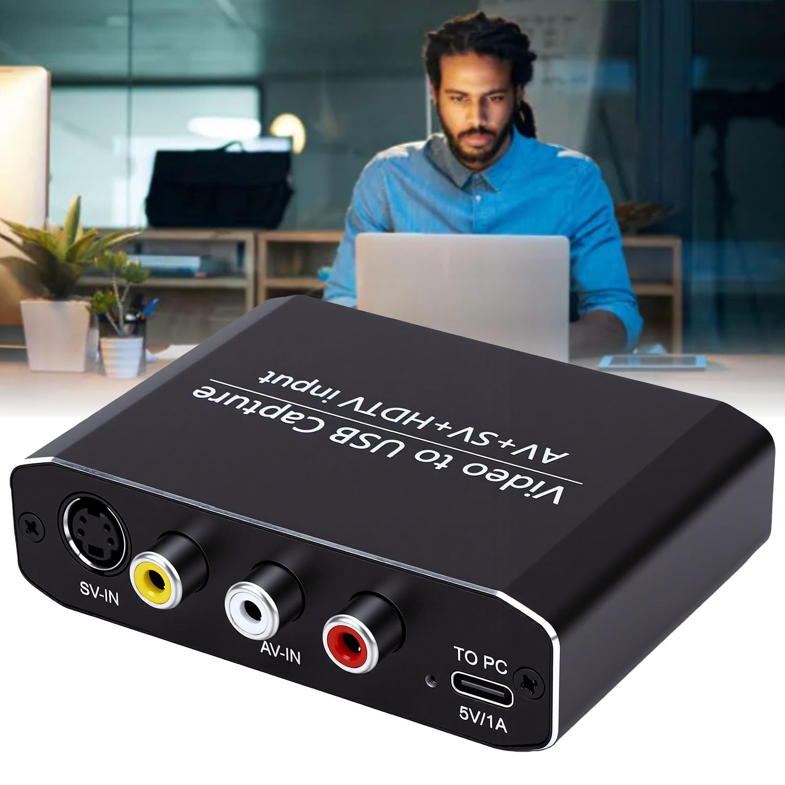 ASHATA Scheda di Acquisizione Video USB 3.0, Scheda di Acquisizione Audio Video 1080P 60Hz per Streaming