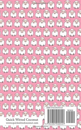 Sheep Notebook - Ruled Pages - 5x8 - Premium: (Pink Edition) Fun animal notebook 96 ruled/lined pages (5x8 inches / 12.7x20.3cm / Junior Legal Pad / Nearly A5)