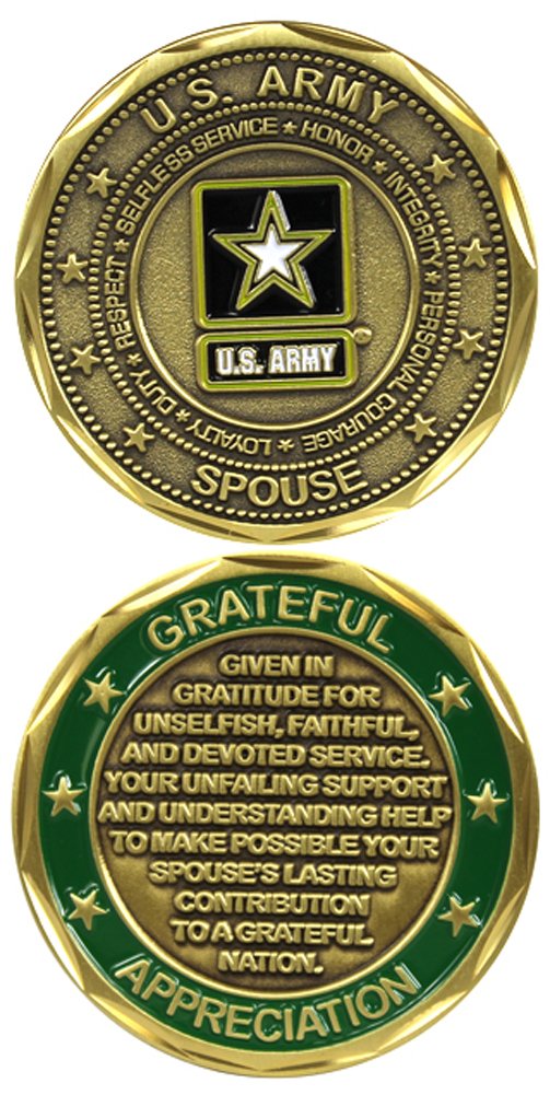U.S. Army Spouse Challenge Coin by Eagle Crest