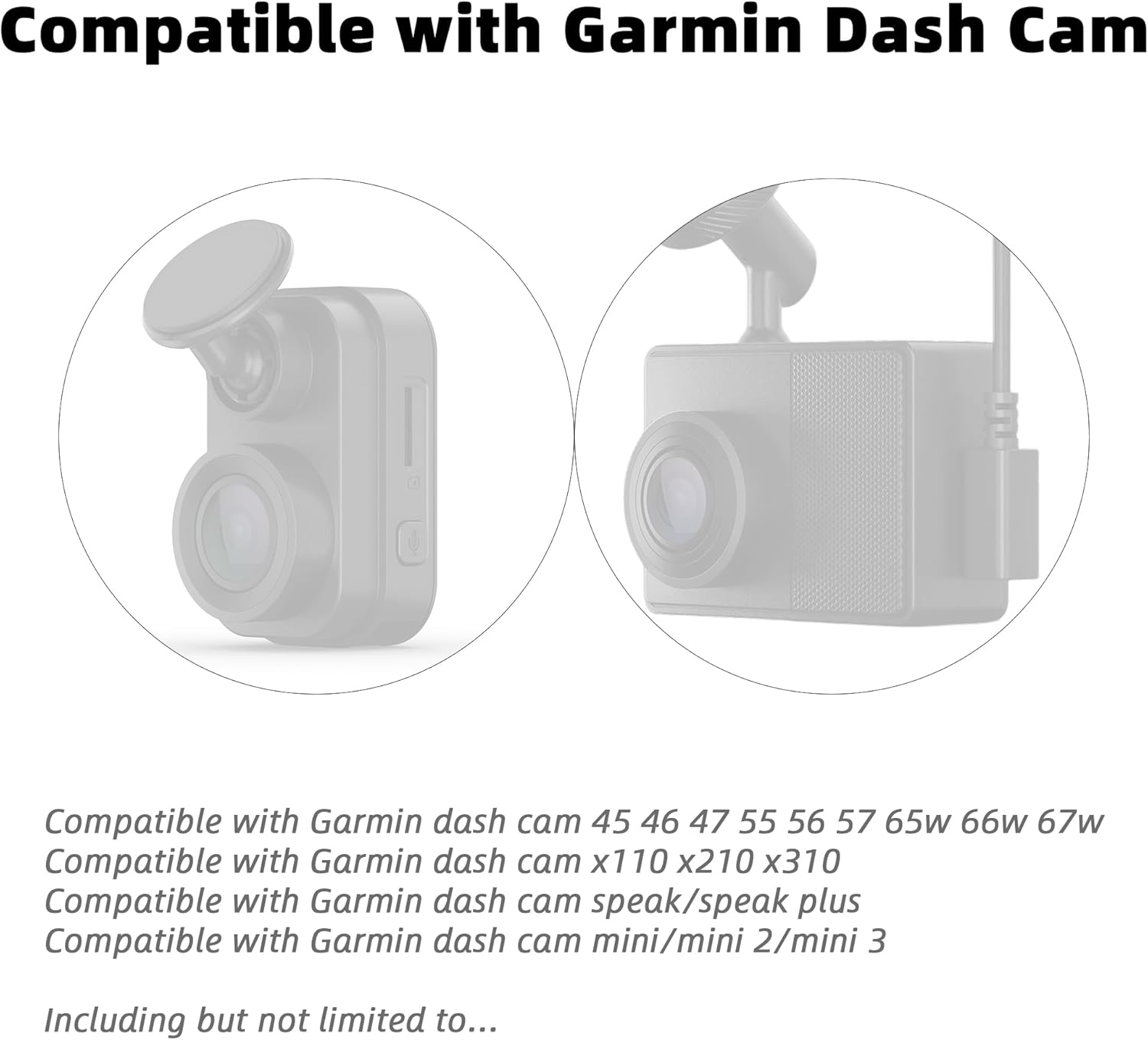 for Garmin Dash Cam Mount Double Sided Adhesive Sticky Holder image 3