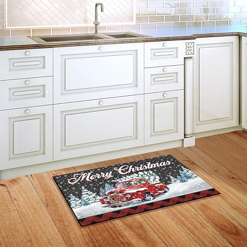 Miniatura 3 de Briarwood Lane Merry Christmas Pickup Doormat Recolección de Navidad