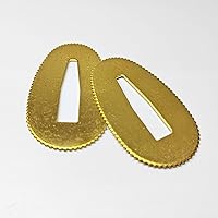 Vista 7 de Espada Samurai Seppa para Katana Japonesa Wakizashi Tanto DIY Base de Latón Espaciador Seppa Cuchillo Accesorios