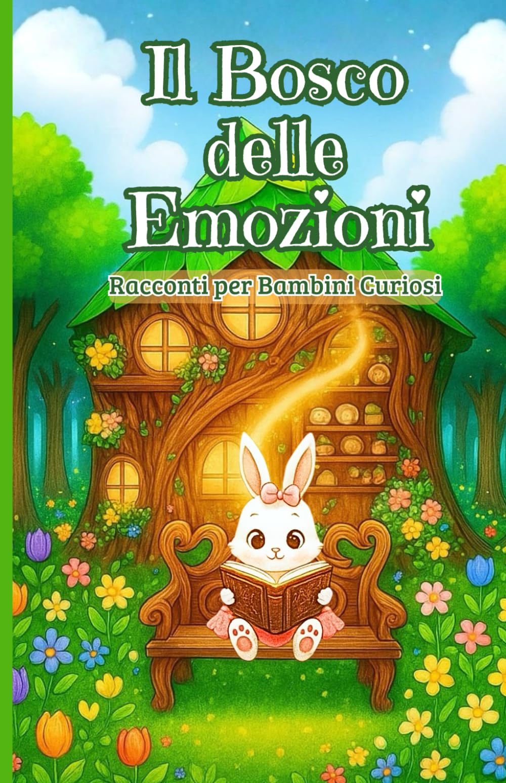 Il bosco delle emozioni: Racconti per bambini curiosi, 12 Avventure per navigare dentro il mondo delle emozioni, con immagini da colorare