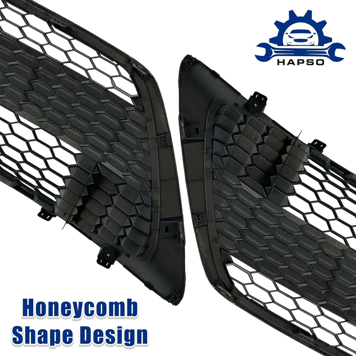 Front Bumper Lower Grille & Inner Grill Bracket Fit For 2020 2021 2022 Toyota Corolla LE/XLE Replacement For 531020228, 5311412240