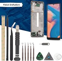 RongZy LCD Kijelző Samsung Galaxy A33 5G A336B Modellhez - Érintőképernyős Digitalizáló Csere Kerettel, Szerszámokkal (Fekete) 7