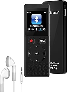 64GB Digital Voice Recorder, Audio Recording Device with Playback Bluetooth, 3072Kbps Noise-Free Voice Activated Recorder with Password, MP3 Player, Variable Speed for Lectures Meetings and Interviews