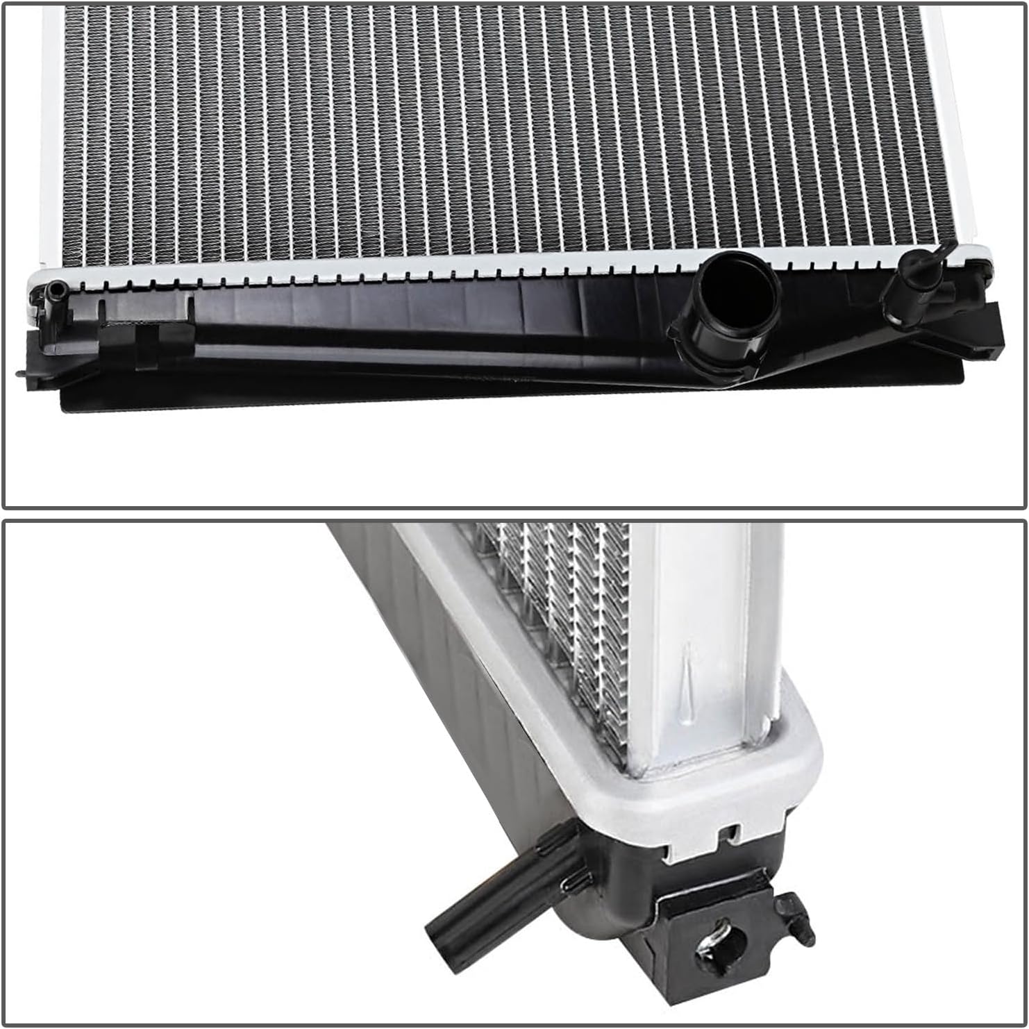 Auto Dynasty Radiator Compatible with 2006-2018 Rav4 2.4L 2.5L 3.5L AT, DPI 2891 Factory Style 1-Row Cooling Radiator, Aluminum Core