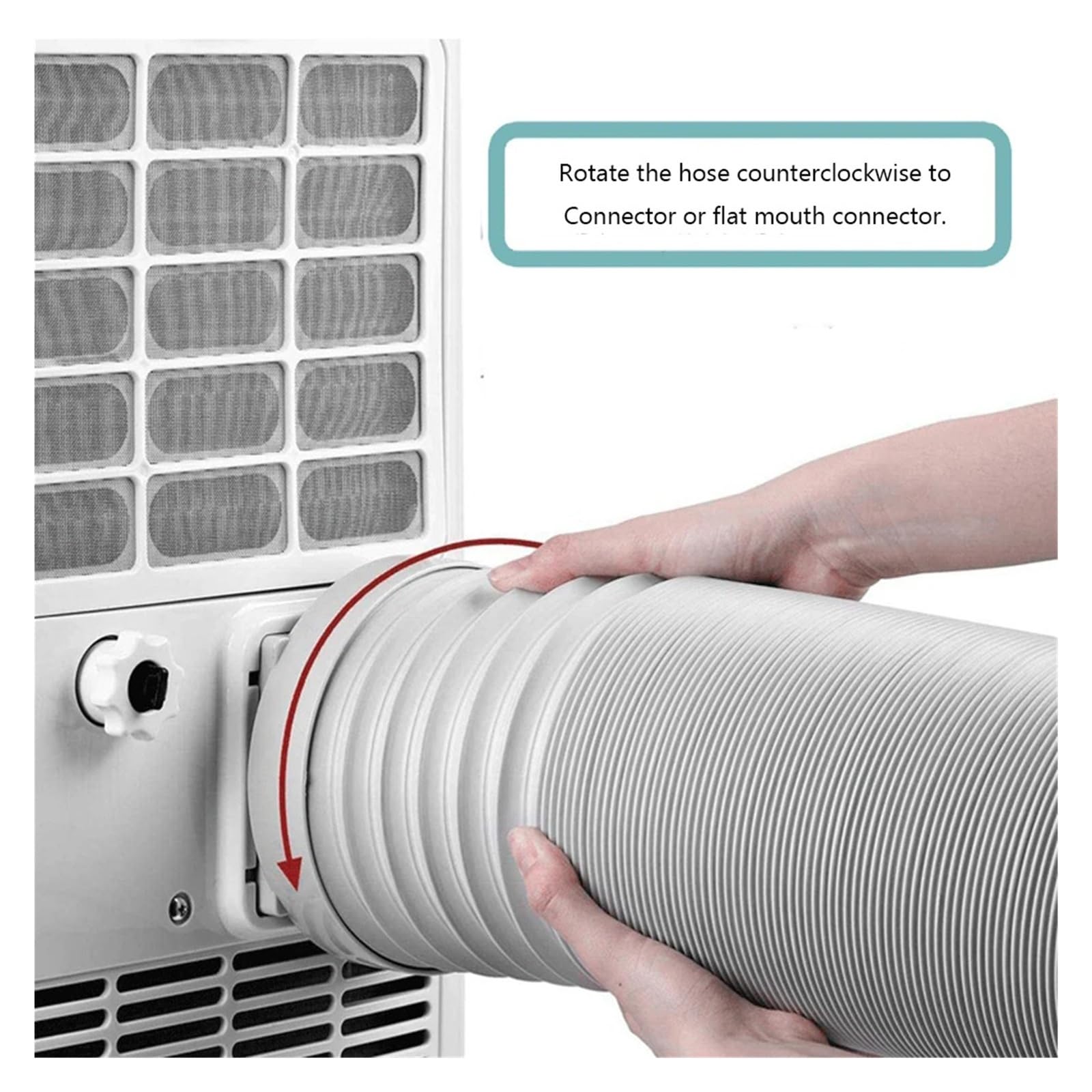 Accesorios De Tubo De Extensión De Conducto Universal, Manguera De Escape Flexible for Aire Acondicionado, Tubo De Ventilador, Aire Acondicionado(130mmx2m)