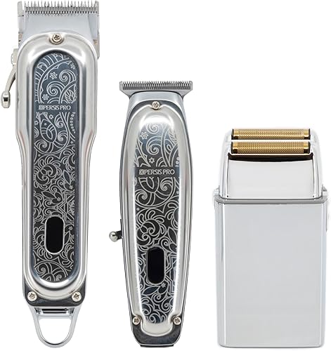 XPERSIS PRO - Cortapelos inalámbrico + recortadora de pelo para hombres y barberos + afeitadora con cuchillas afiladas, maquinilla de afeitar