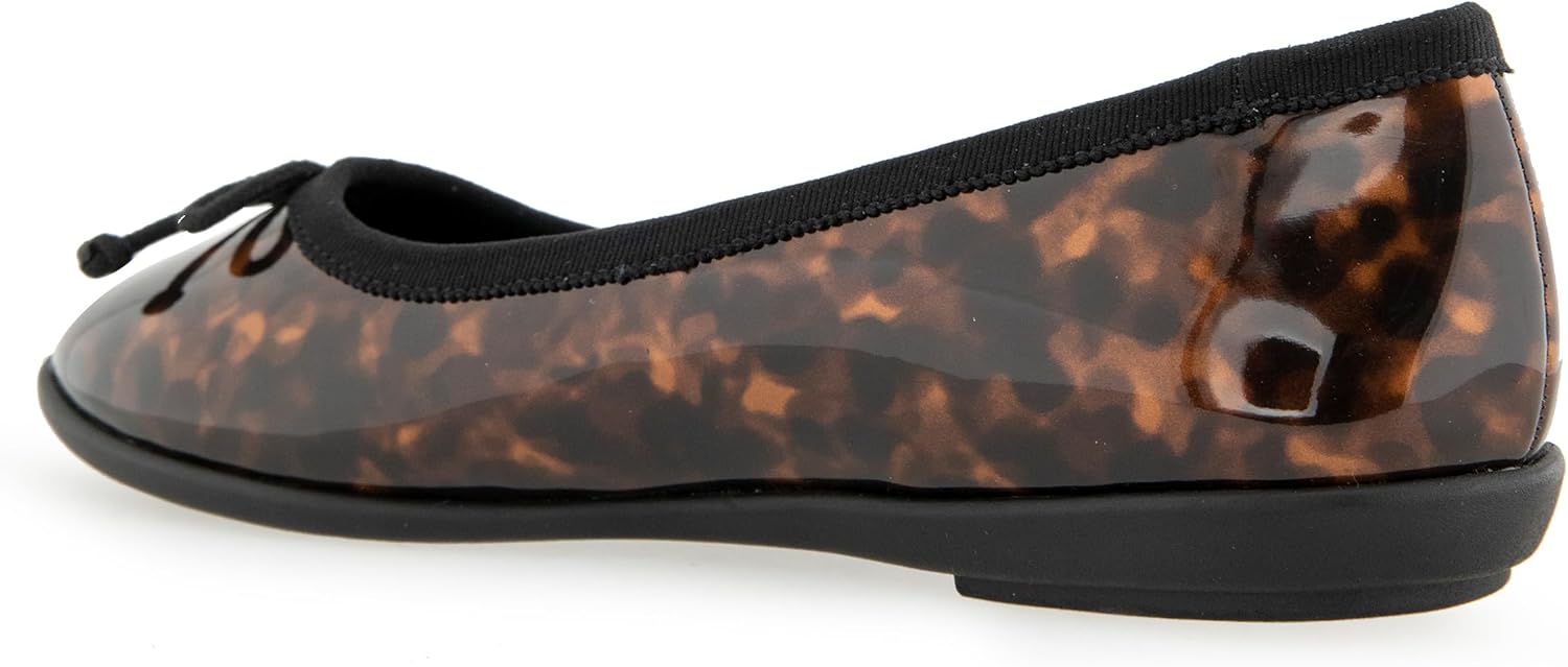 Aerosoles Women's Homebet Ballet Flat, Java Tortoise Patent, 10.5M