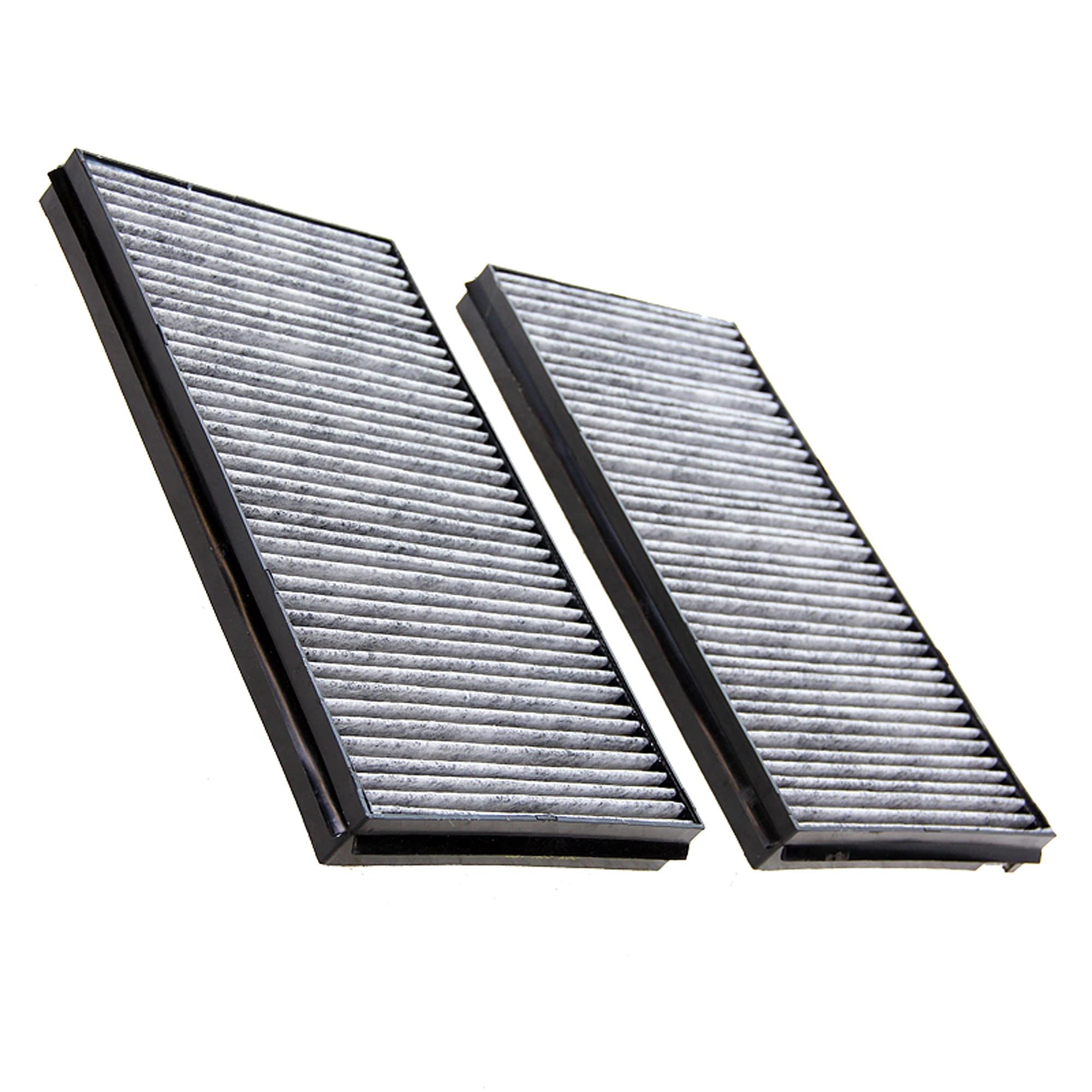 BESTPRICE Kit d'inspection Kit de filtration avec 1x filtre à carburant ; 1x filtre à air ; 2x filtres d'habitacle avec charbon actif, COMPATIBLE AVEC - BMW Série 5 (E60), Série 5 Touring (E61)
