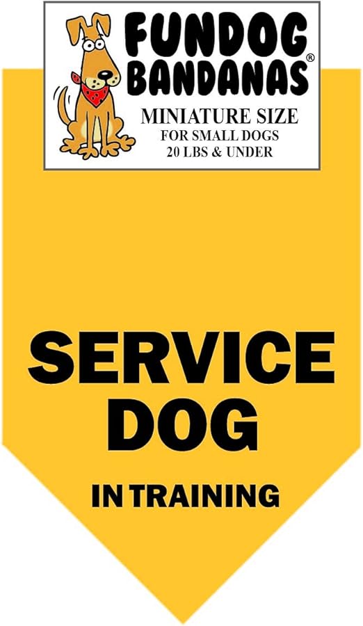 Service dog in training bandana Clearance