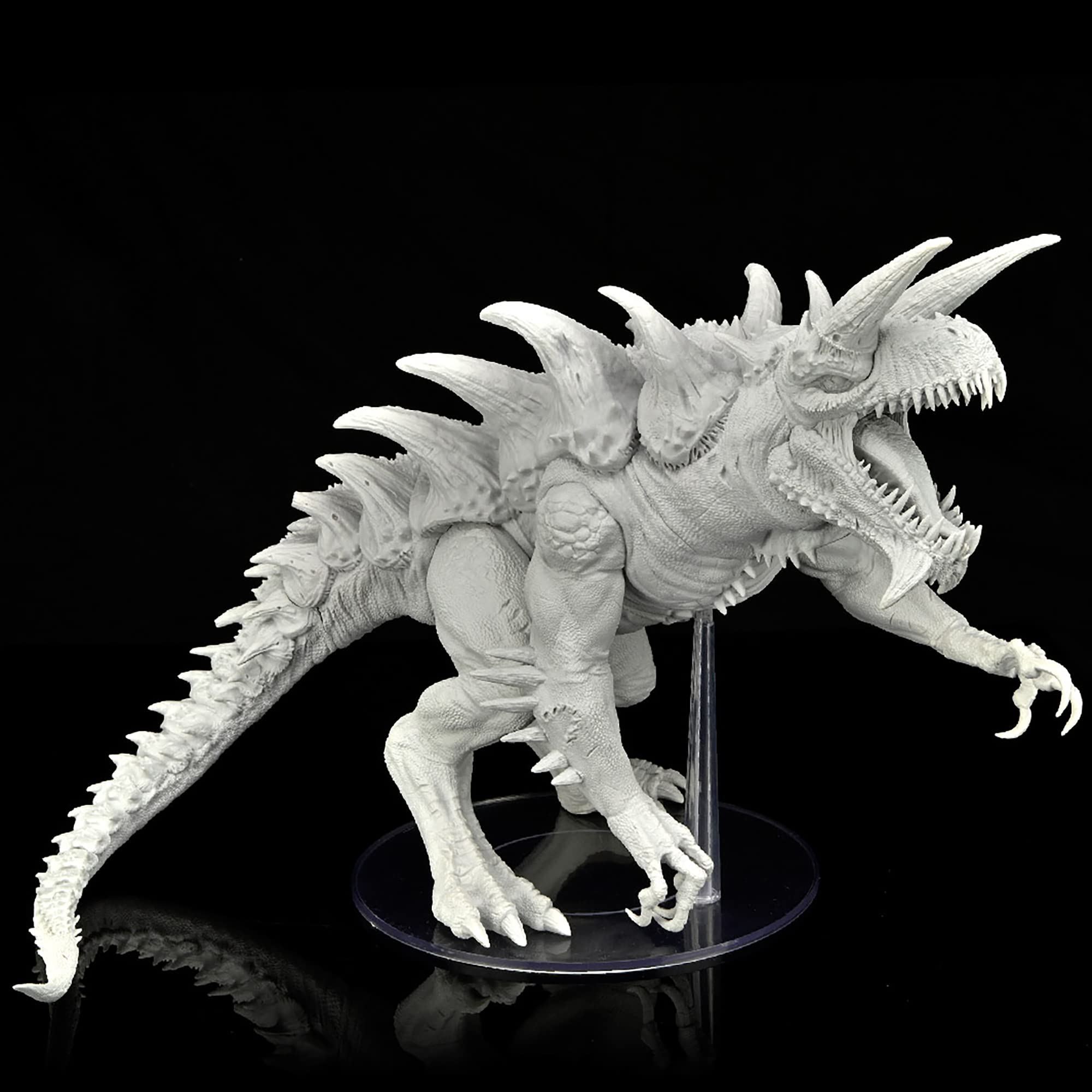 Dungeons & Dragons D&D Nolzur's Marvelous Miniatures: Gargantuan Tarrasque - Figura sin pintar, RPG, exhibe o úsalo con tus juegos de rol de mesa