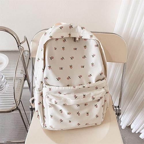 Miniatura 3 de Graywhsky Bolsa para niñas, bolsas escolares para escuela japonesa, escuela al vapor, bolsas y mochilas, mochila para hombres y trabajo, Blanco-C
