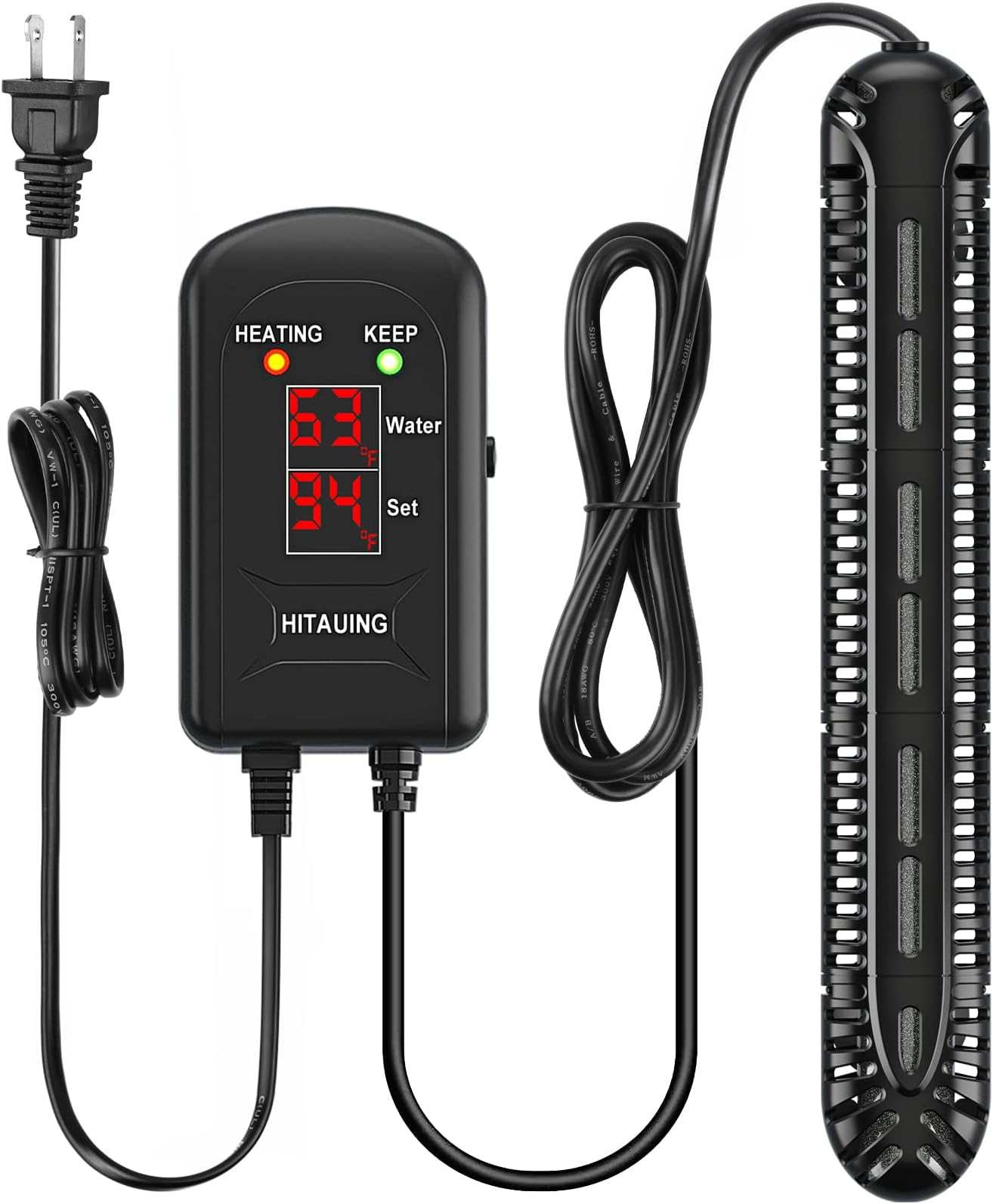 HITOP 200W Aquarium PTC Heater with Controller Digital