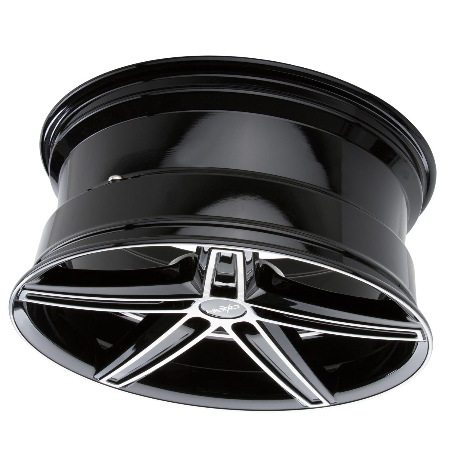 OXIGIN 18 Concave black full polish 8,5x19 ET23 5.00x112.00 Hub Bore 66,60 mm - felgi aluminiowe