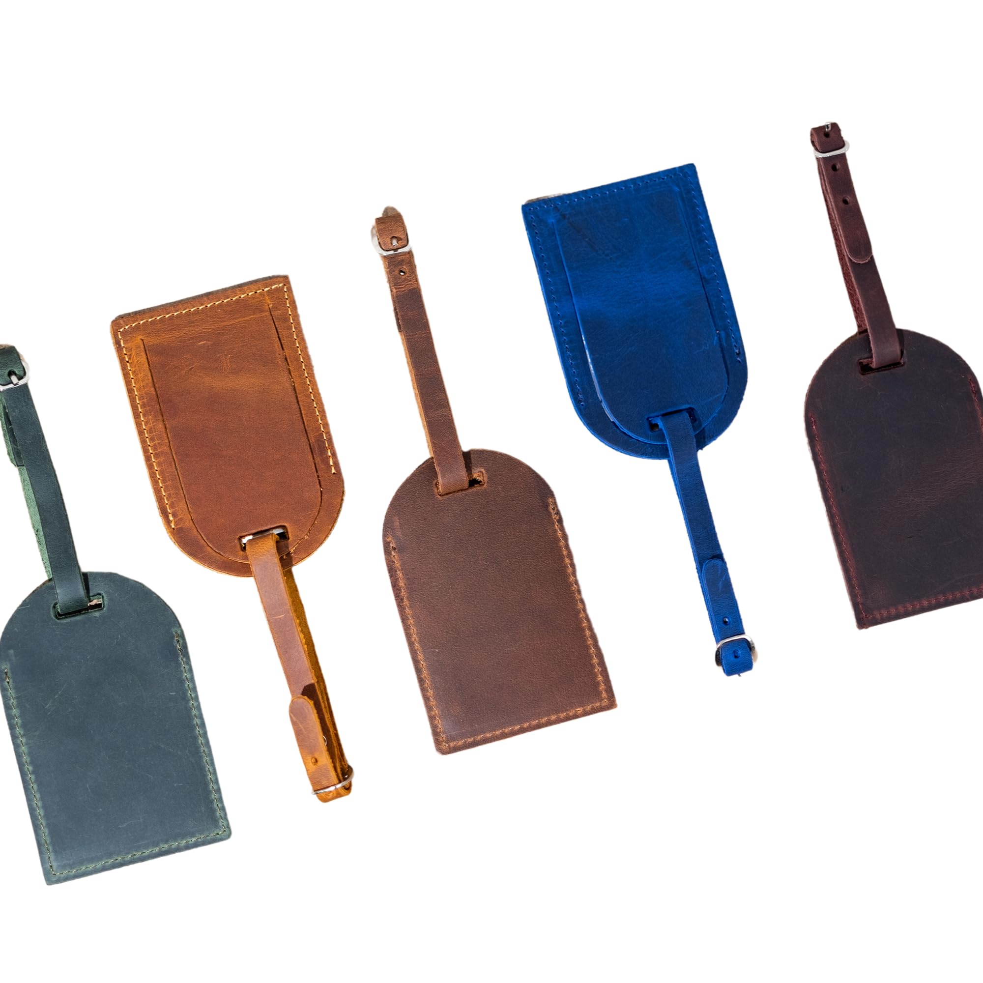 Cozy Leather Personalized Leather Luggage Tags for Suitcases, Handmade Travel Essentials Luggage Tag, Engraved Baggage Perfect for Backpacks, Handbags