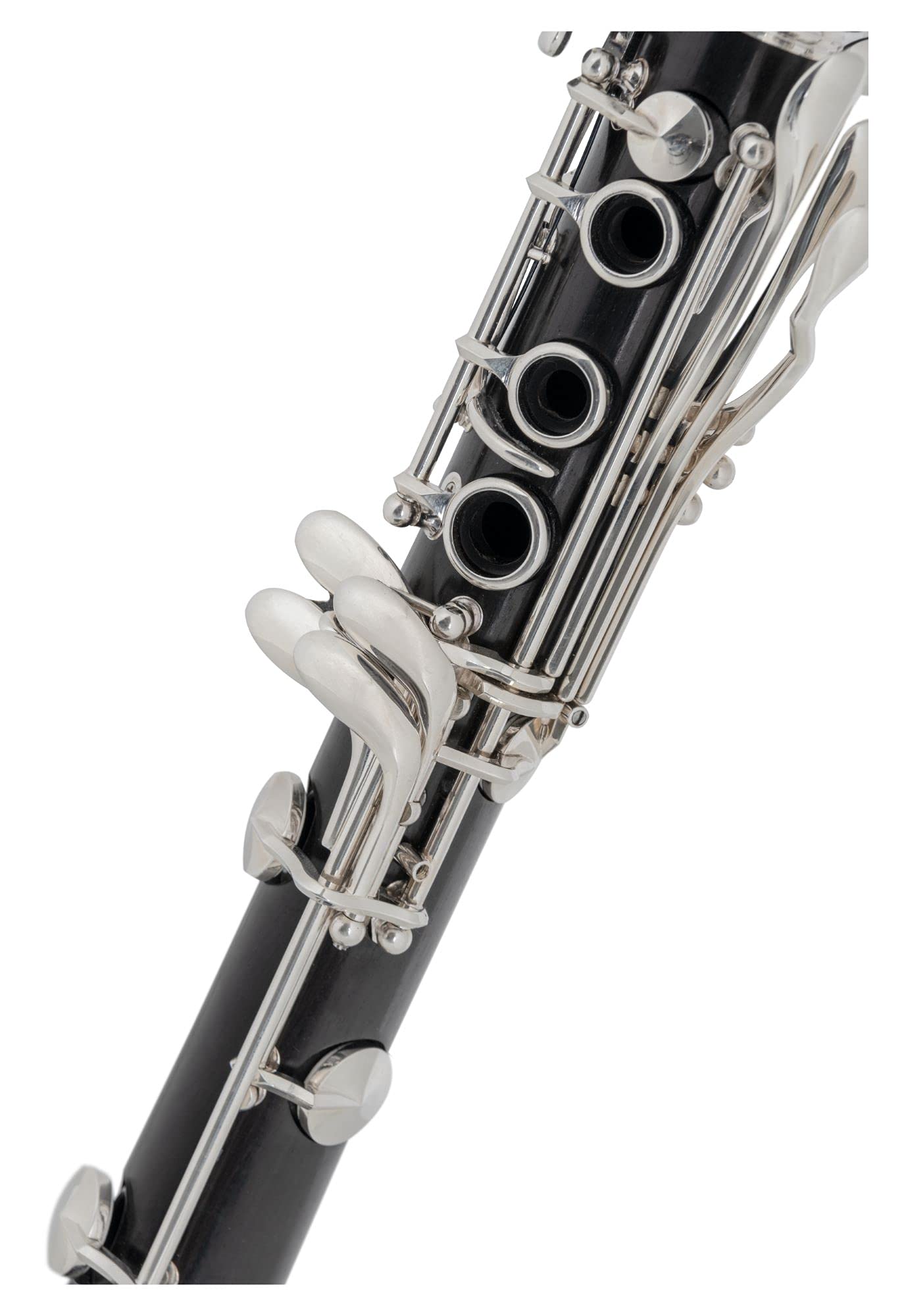 BK-20/18 Clarinetto Bb Böhm, Modello: BK-20/18, 18 chiavi | Diteggiatura francese (sistema Böhm), 6 anelli, Materiale: legno di grenadilla, Meccanica chiavi: alpacca argentata, 1x 66 mm
