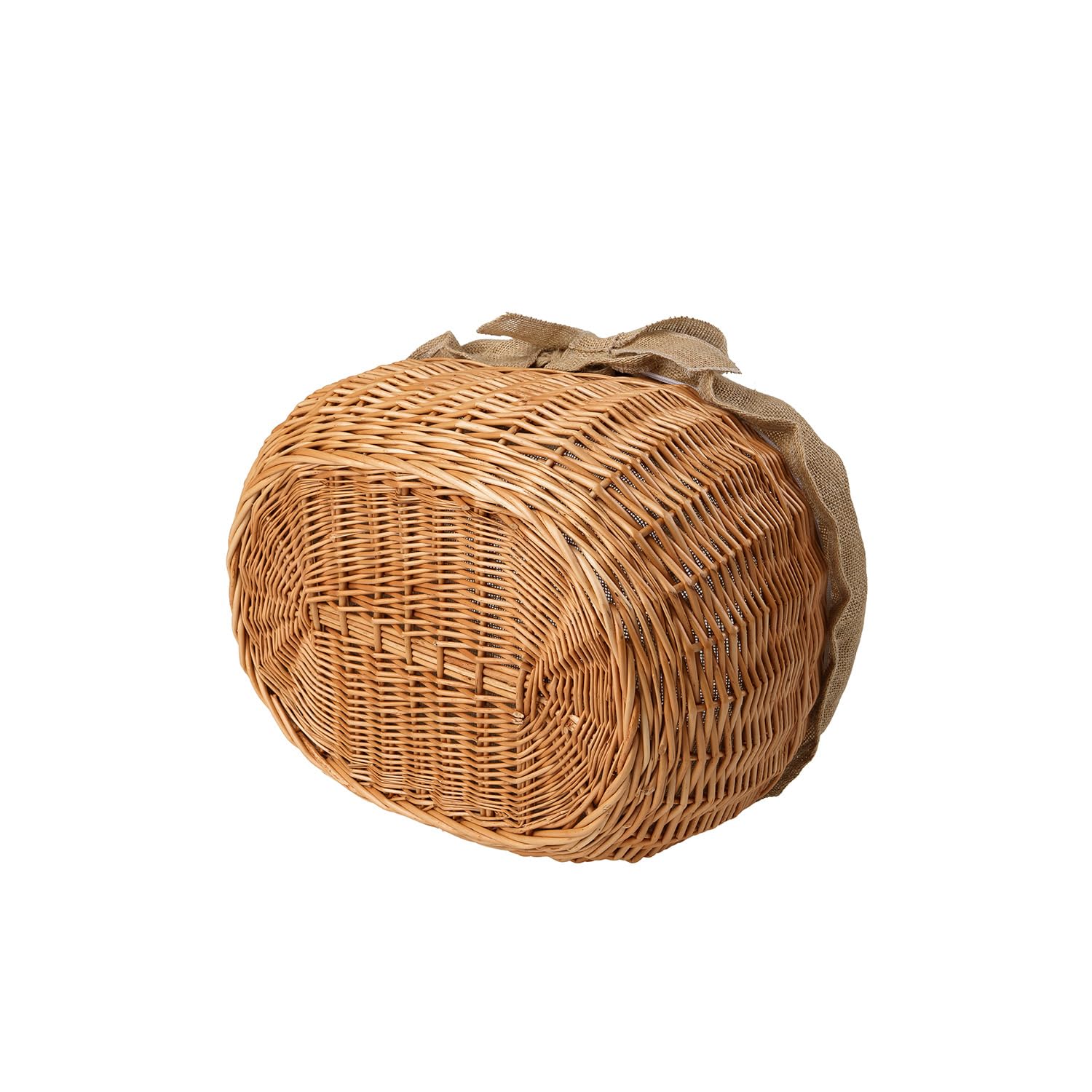 Cesta Portalegna da Interno in Vimini Porta Legna da Interni Fatto a Mano Cesta in Vimini per Legno Cestino per tronchi Ceste per Legna da Interno