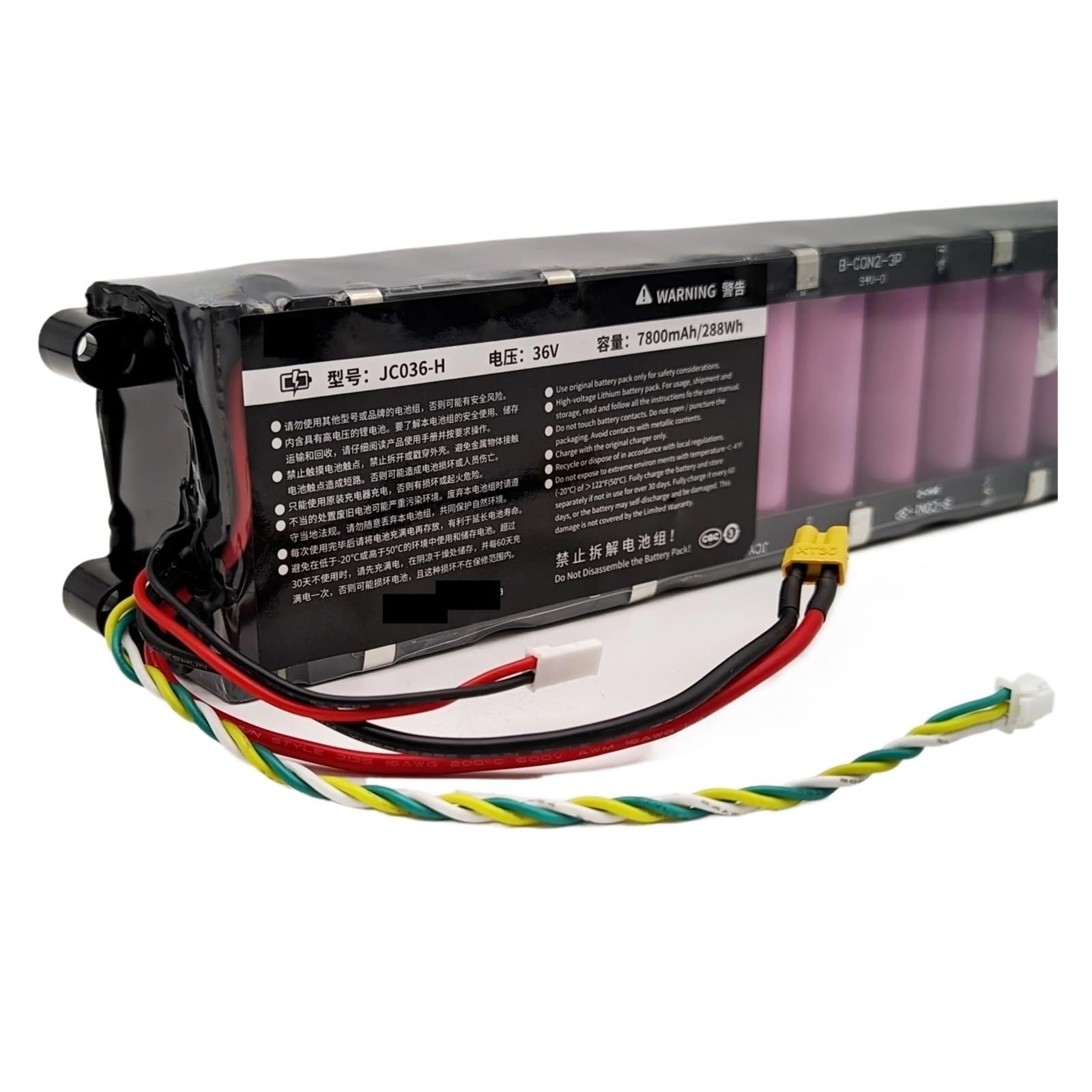 Batteria agli ioni di litio da 36 V, compatibile con batterie dedicate Xiaomi M365 e M356 Pro, 7800 mAh, con un'autonomia di 30 km.