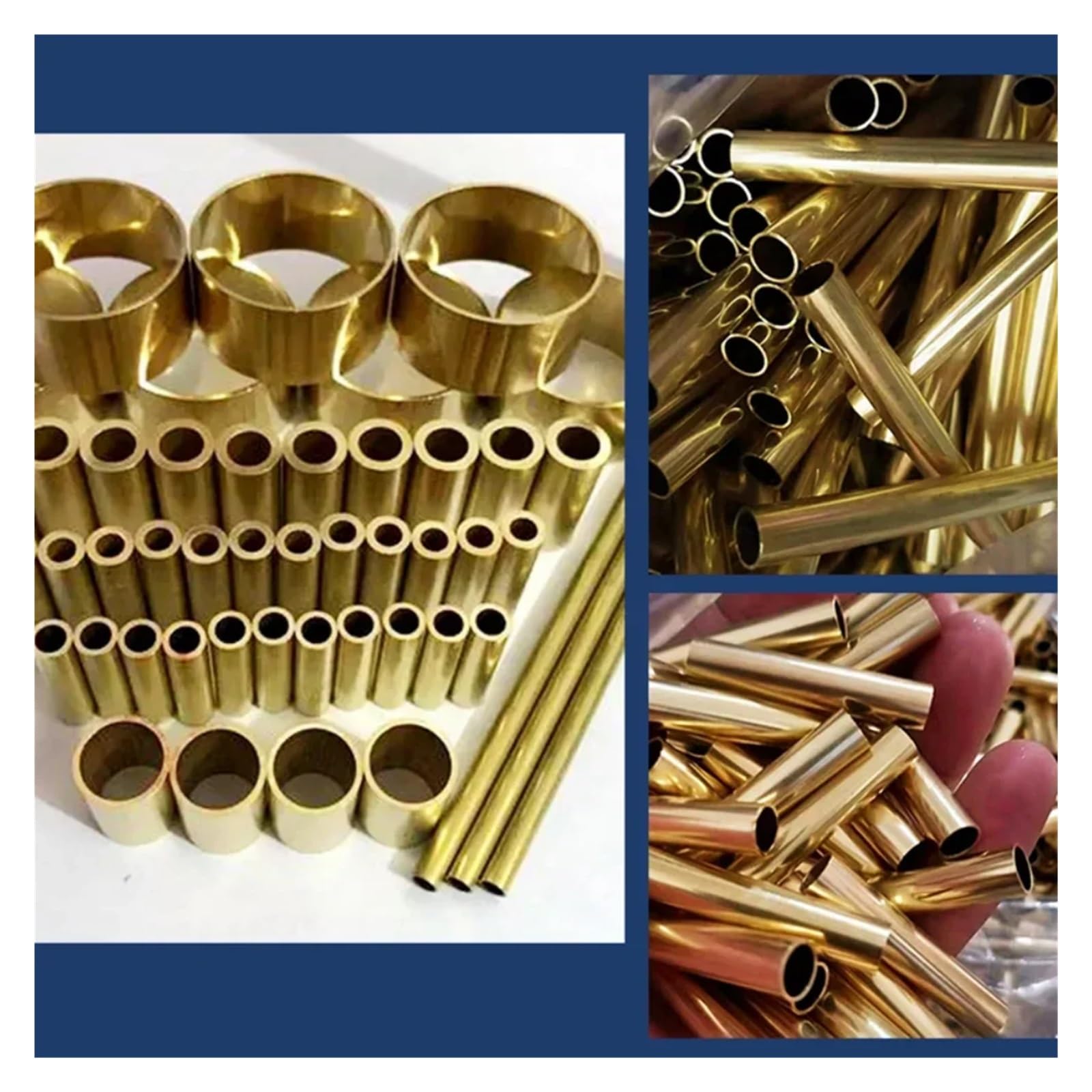 Messing rundrohr 3–20 Stück Messingrohre, 0,2–0,6 mm Wandstärke, 1–9, Außendurchmesser, gerade Schläuche, Kupferrohre(20 pieces,300mm,OD 4 x ID 3.6mm)
