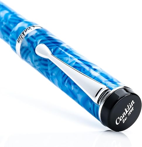 Miniatura 4 de Conklin Duragraph - Bolígrafo en color azul hielo, bolígrafo de escritura premium con acabado azul frío, gran regalo para escritores y ejecutivos